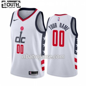 Barn Washington Wizards Tröja Skräddarsydda 2019-20 Nike City Edition Swingman